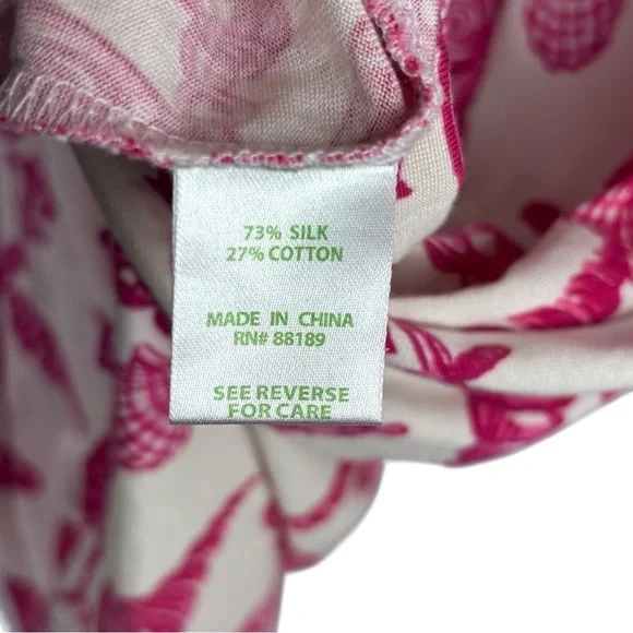 LILLY PULITZER PATTY FALLIN IN LOVE A LITTLE SEASHELL V NECK SLEEVELESS DRESS - Picture 11 of 12